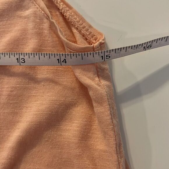 H&m pink tank top with flowey bottom size extra small. Short length. Lightweight - Picture 8 of 9